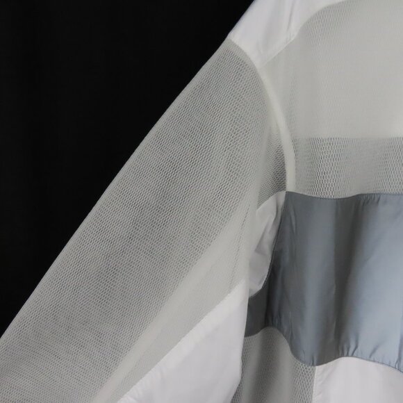 DKNY White and Gray Windbreaker Jacket Sz. XL - Picture 4 of 16